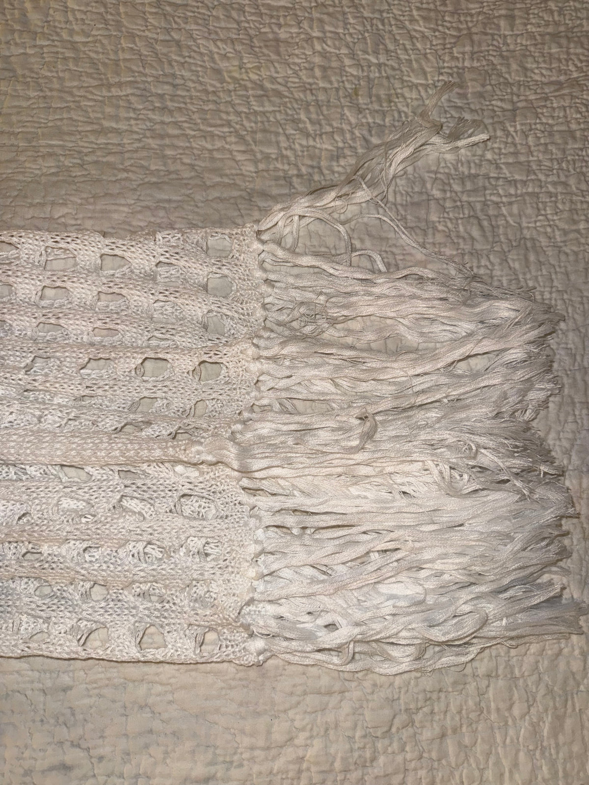 White Kit Beach Cover Up Skirt with Fringe