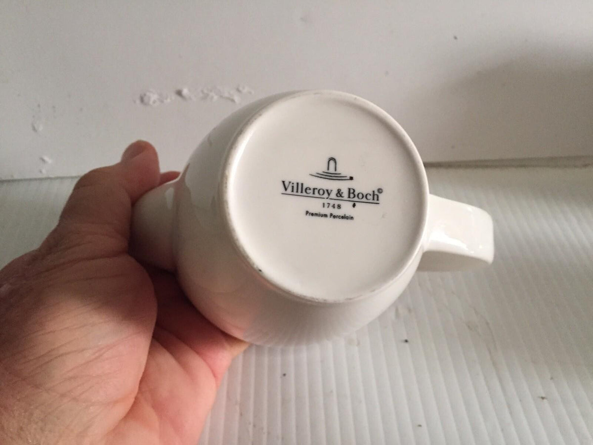 Vintage Villeroy & Boch Individual Teapot White