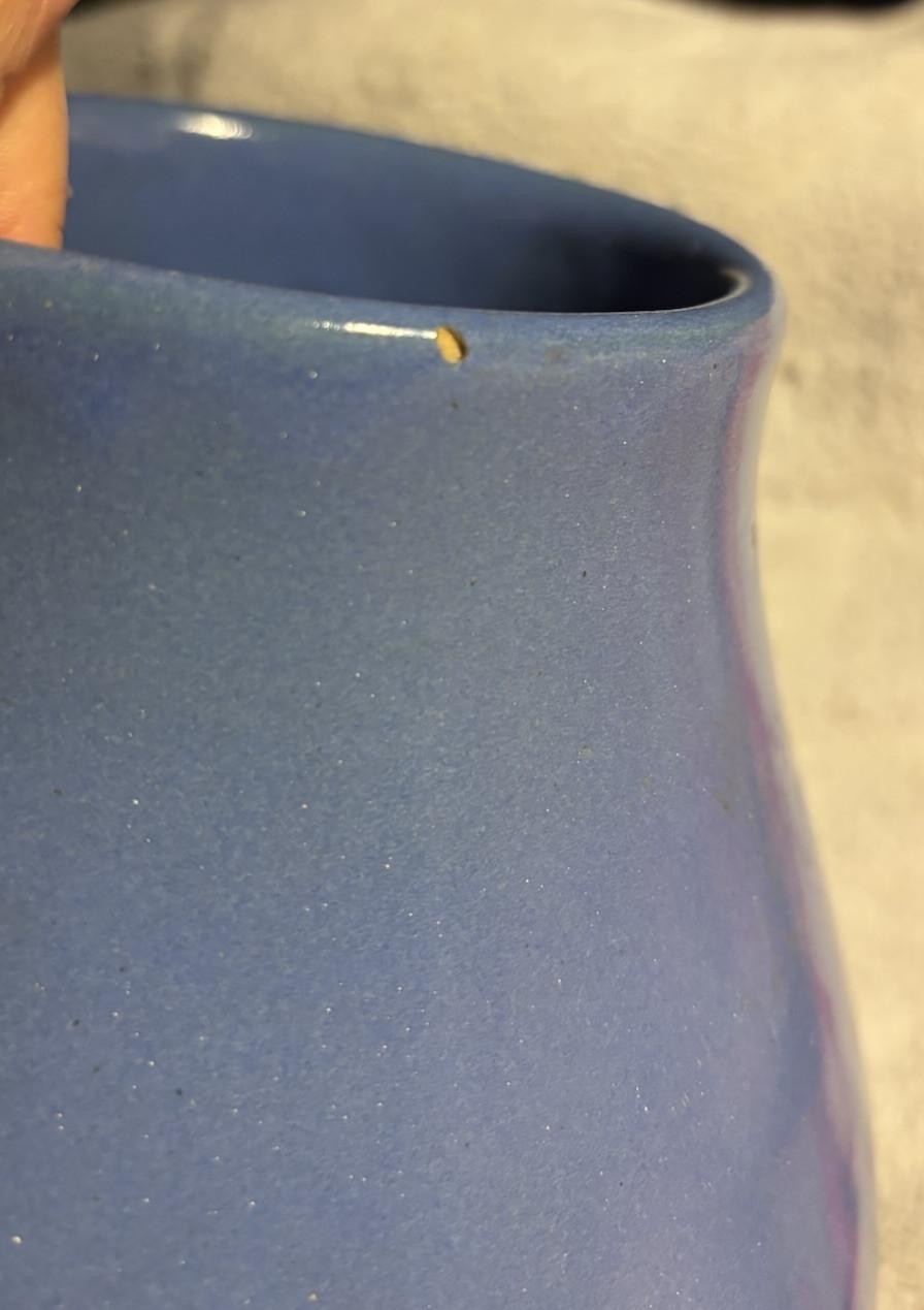Vintage Zanesville Stoneware Company B5 Vase 9.5” Tall ZSC