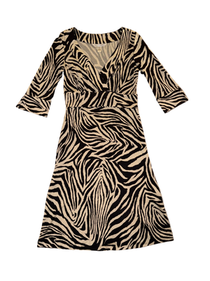 Hot Find: Diane Von Furstenberg 100% Silk Zebra Wrap Dress