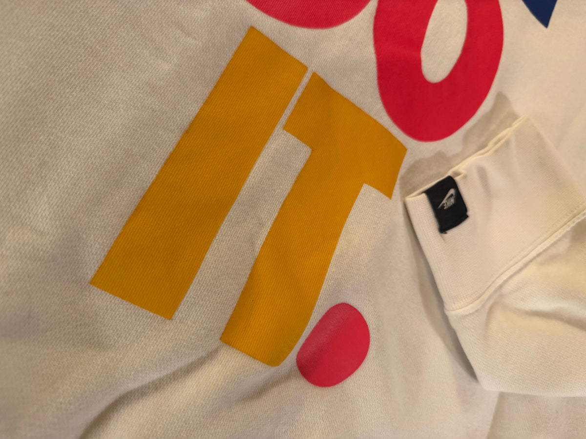 Nike - White “Just Do It” Sweatshirt