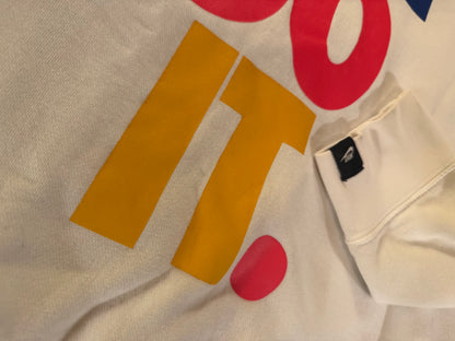 Nike - White “Just Do It” Sweatshirt