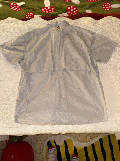 BlackTip - Big Catch Shirt - Cargo Pocket Fisherman Shirt in Beige 100% Cotton
