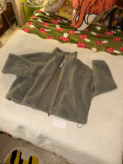 Ododos - Grey Fleece Zip Jacket