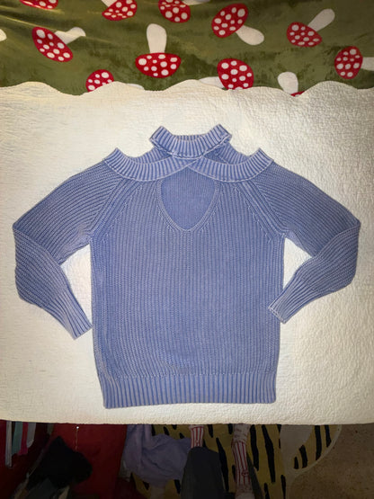 Free People - Half Moon Bay Cold Shoulder Pullover Sweater