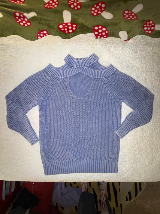 Free People - Half Moon Bay Cold Shoulder Pullover Sweater