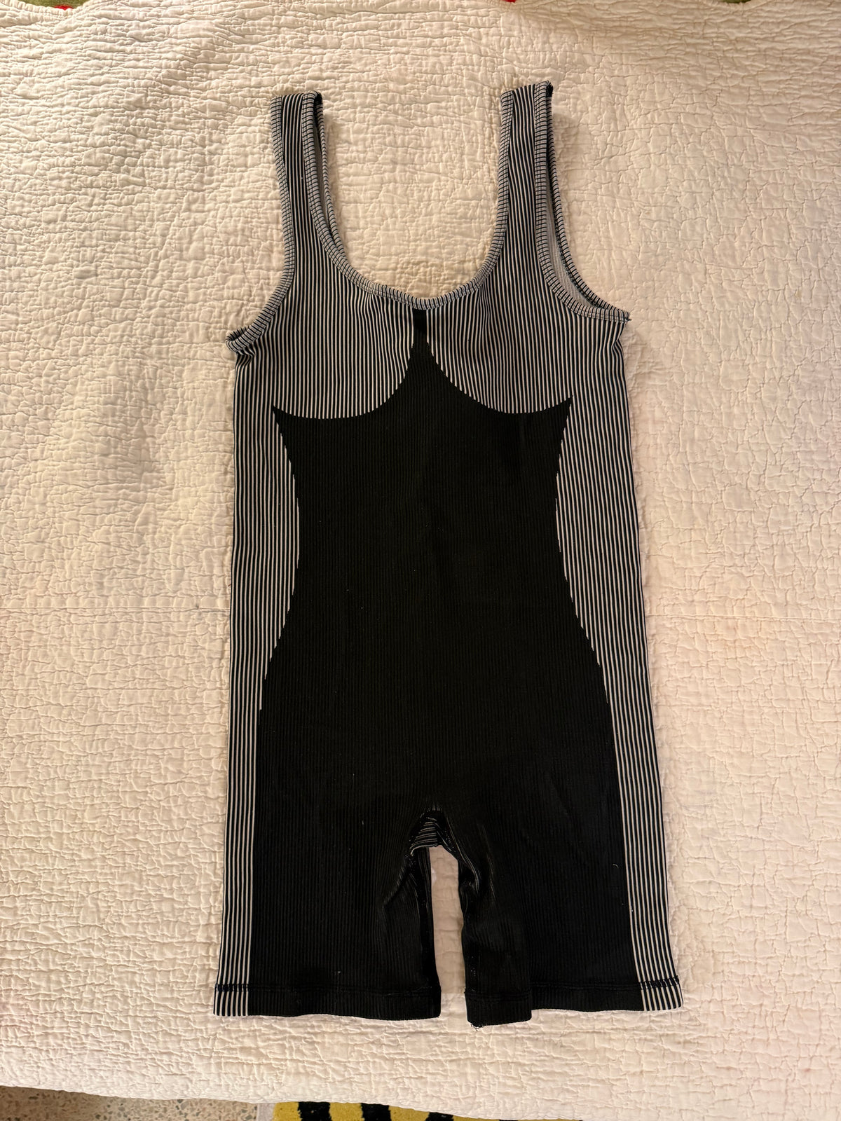 Forever 21 - Op Art Striped Athletic Bodysuit