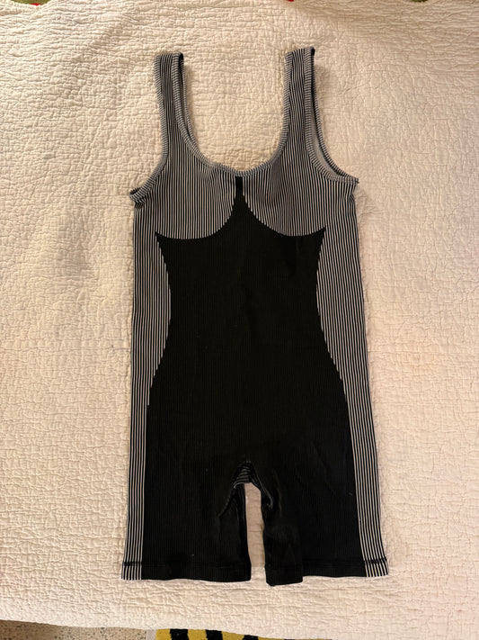 Forever 21 - Op Art Striped Athletic Bodysuit