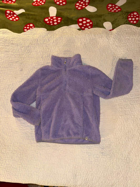 Zeroxposur - Purple Fleece Quarter Zip Jacket