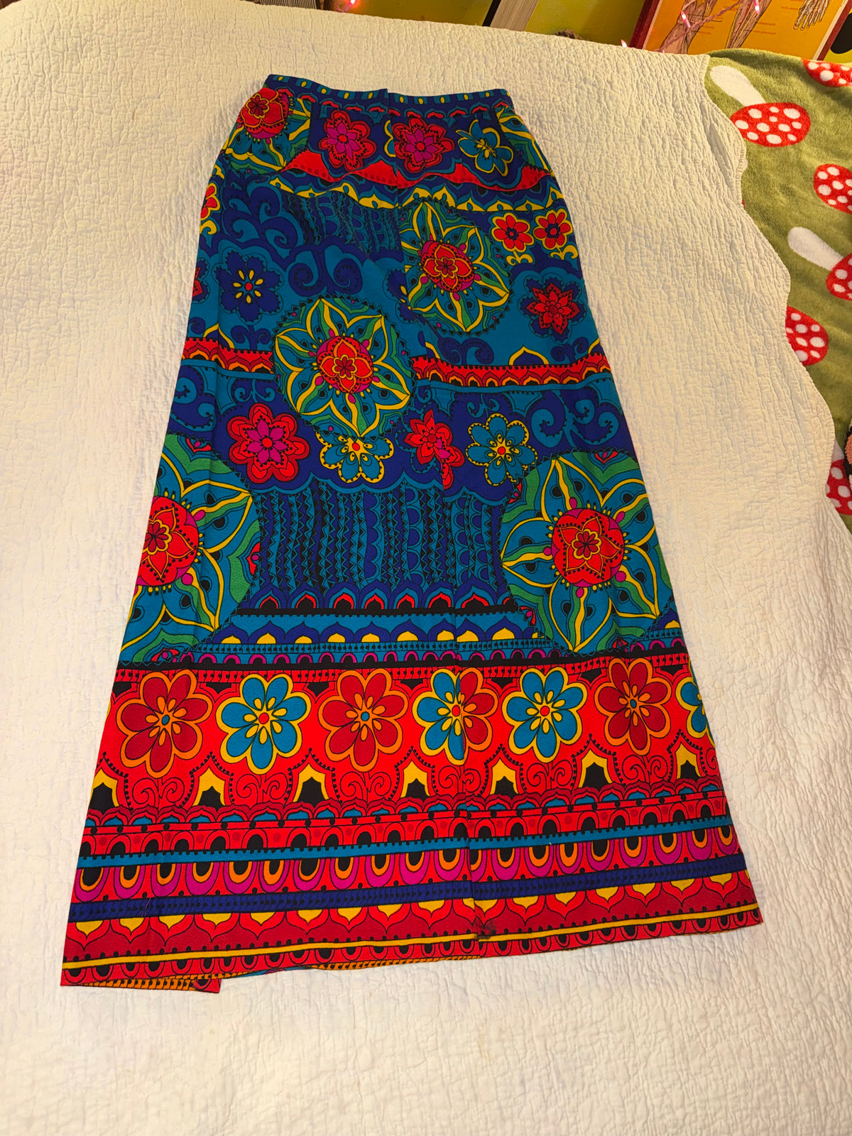 Authentic Vintage 70’s Skirt with Flowers