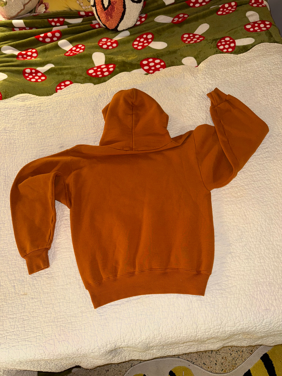 Jerzees - Super Sweats Solid Orange Athletic Hoodie in Basketball Color