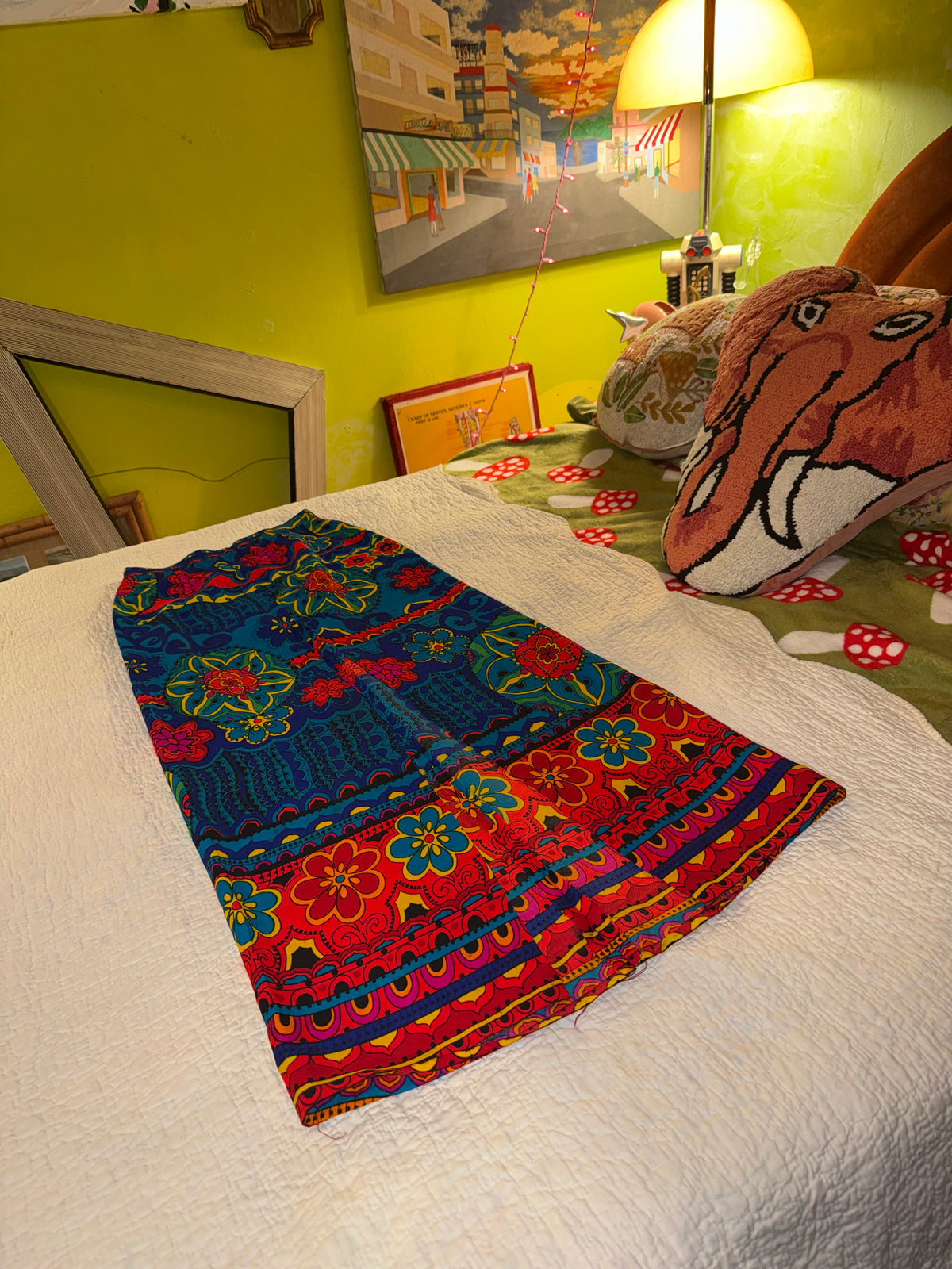 Authentic Vintage 70’s Skirt with Flowers