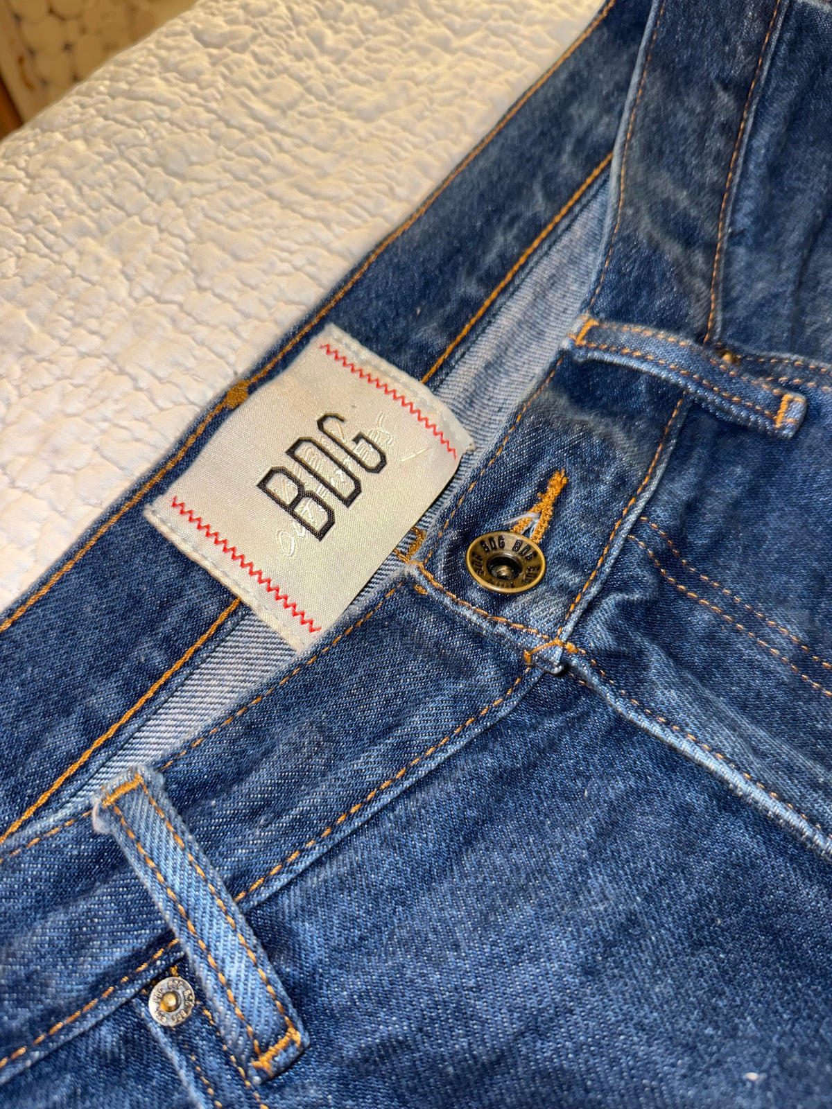 BDG - Baggy Fit Vintage Wash Indigo Blue Jeans - Urban Outfitters