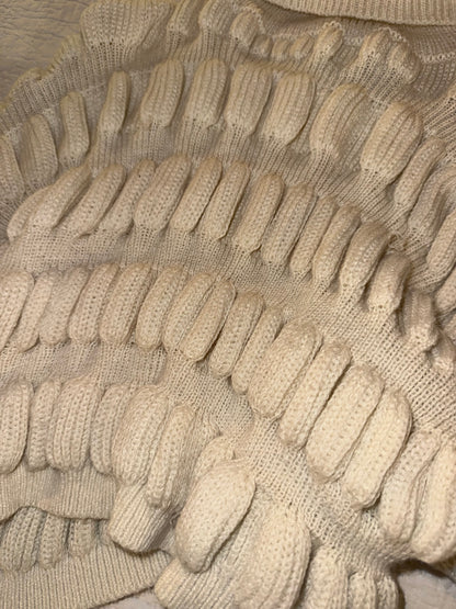 Forever 21 - 3D Textured Cream Sweater