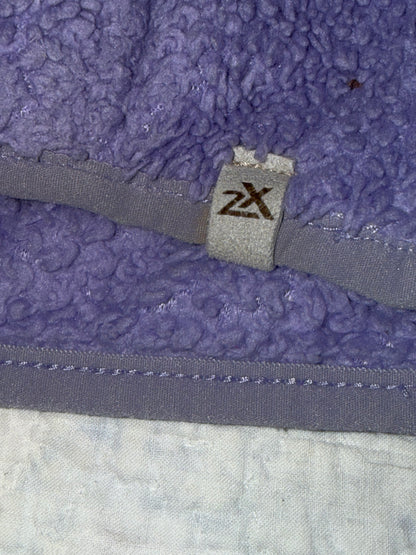 Zeroxposur - Purple Fleece Quarter Zip Jacket