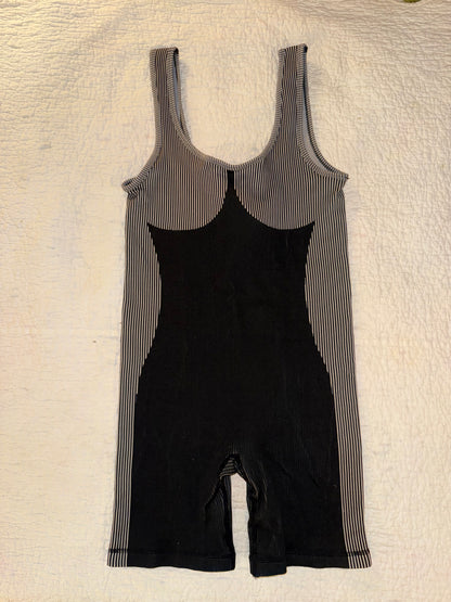 Forever 21 - Op Art Striped Athletic Bodysuit