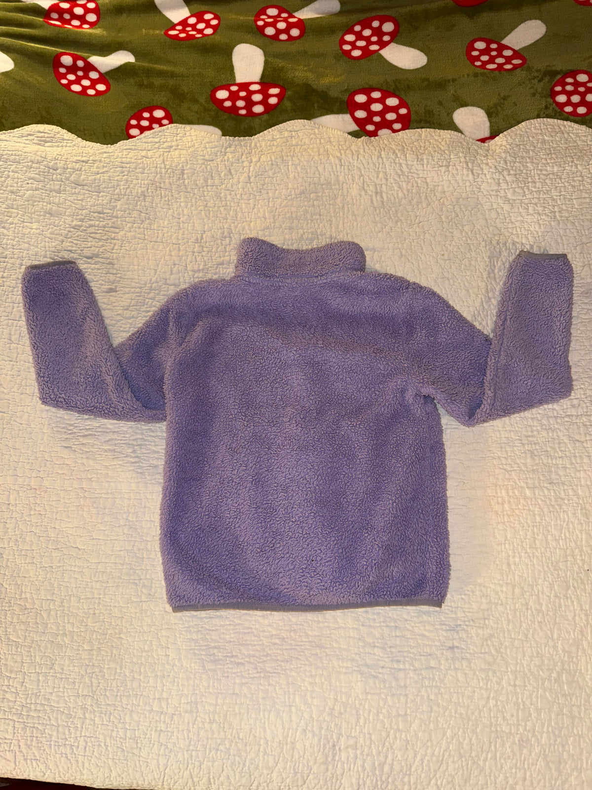Zeroxposur - Purple Fleece Quarter Zip Jacket