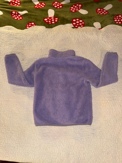 Zeroxposur - Purple Fleece Quarter Zip Jacket