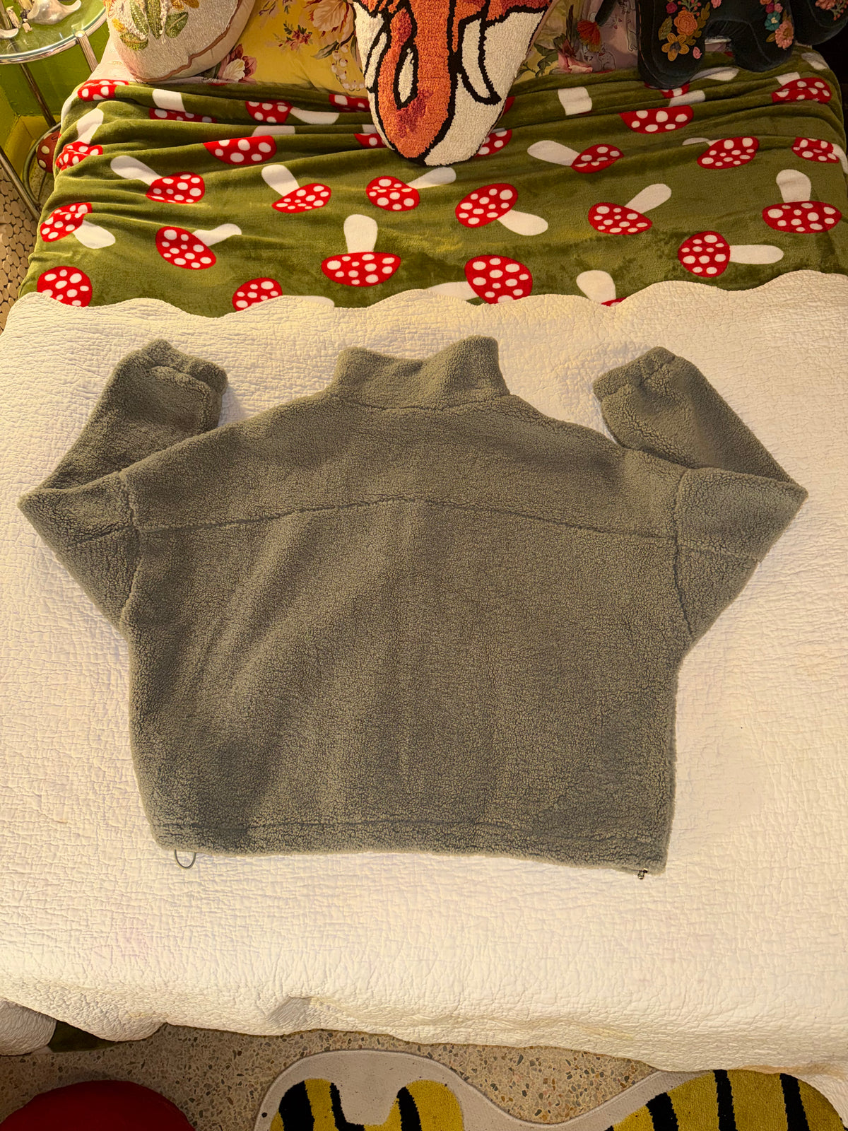 Ododos - Grey Fleece Zip Jacket