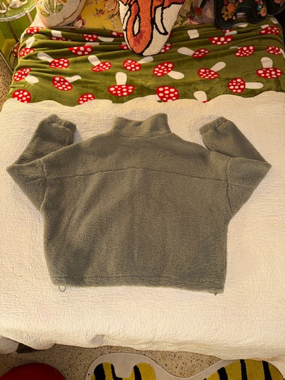 Ododos - Grey Fleece Zip Jacket
