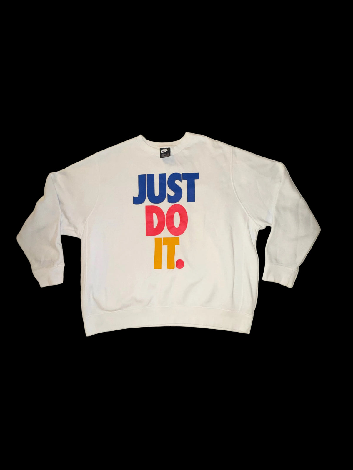 Nike - White “Just Do It” Sweatshirt