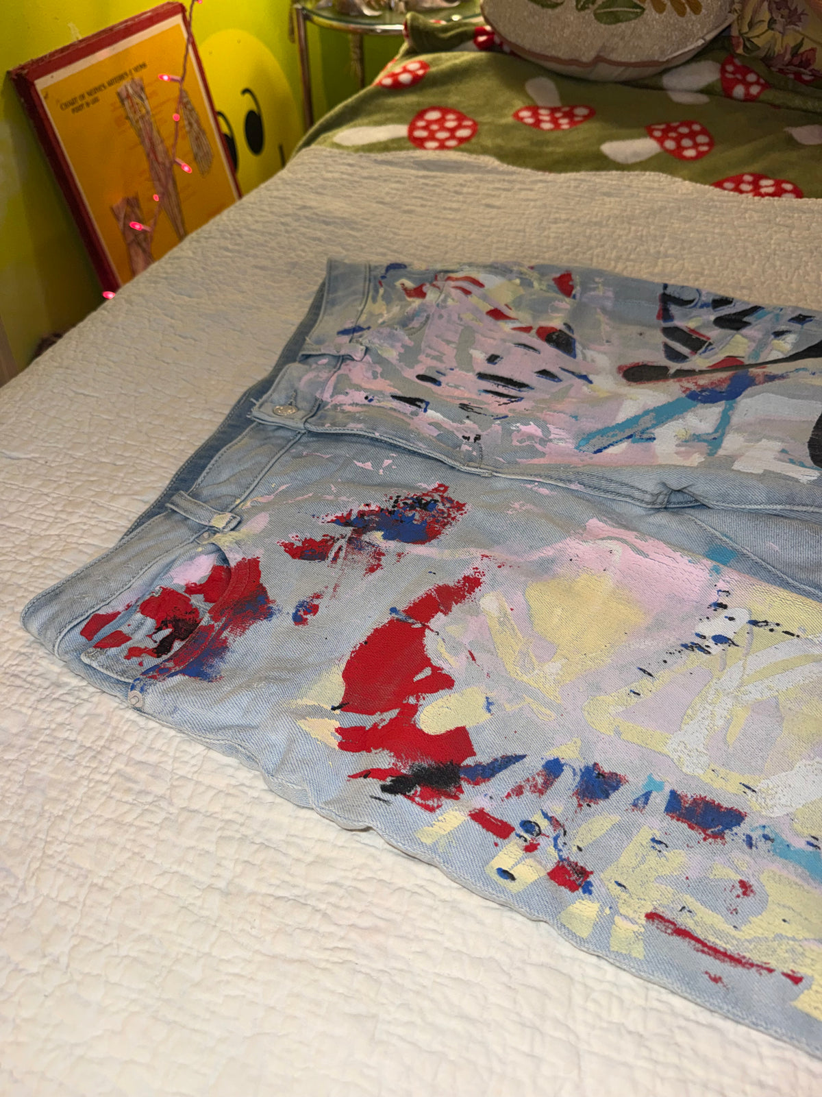 Soho Jeans - High Waist Boyfriend with Paint Splatter - New York Company