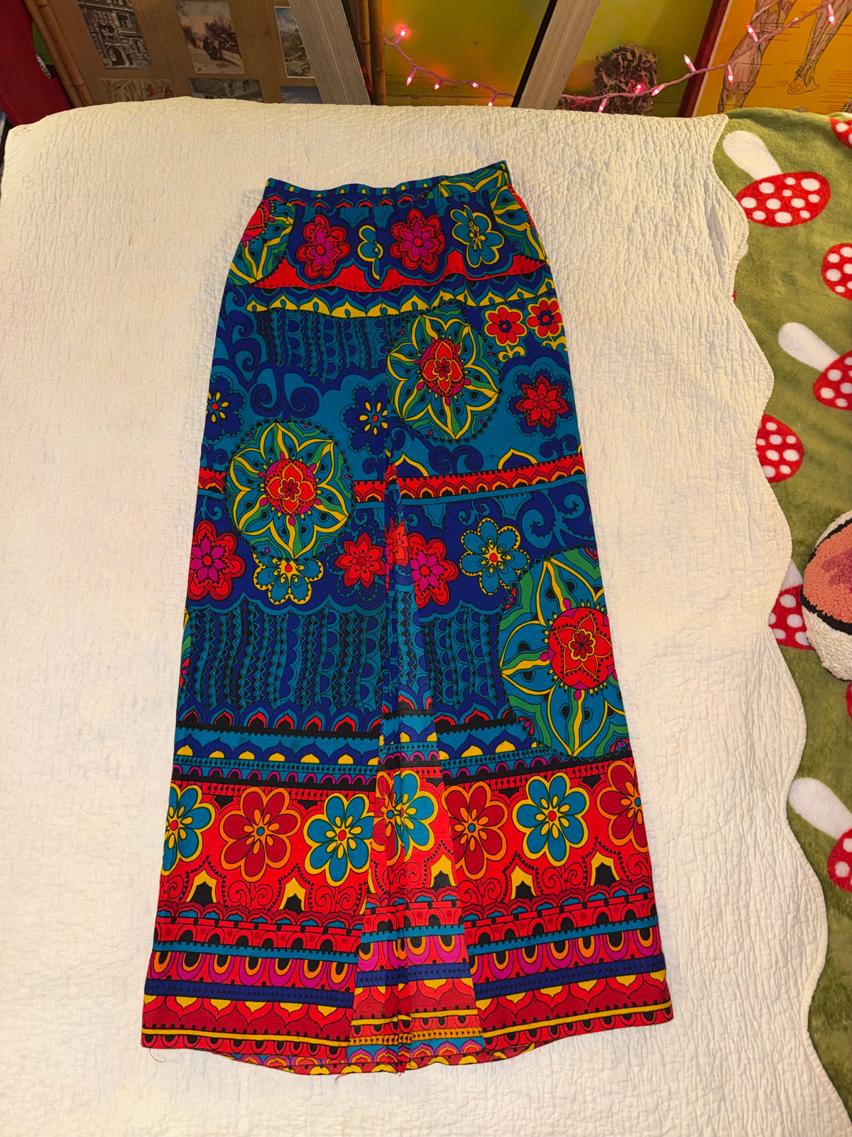 Authentic Vintage 70’s Skirt with Flowers