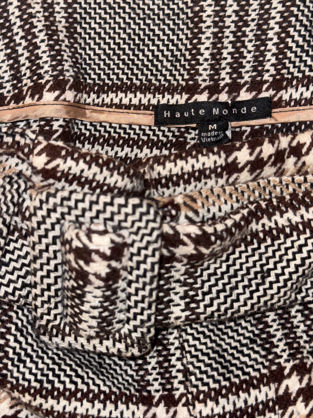 Haute Monde - Plaid and Houndstooth Shorts