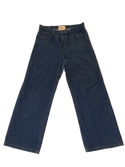 BDG - Baggy Fit Vintage Wash Indigo Blue Jeans - Urban Outfitters