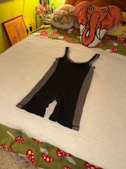 Forever 21 - Op Art Striped Athletic Bodysuit