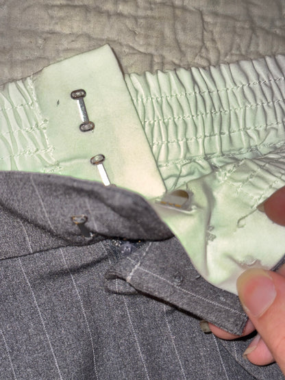 Wild Fable - Boxer Waistband Style Pinstripe Dress Slack Pants - Needs Repair