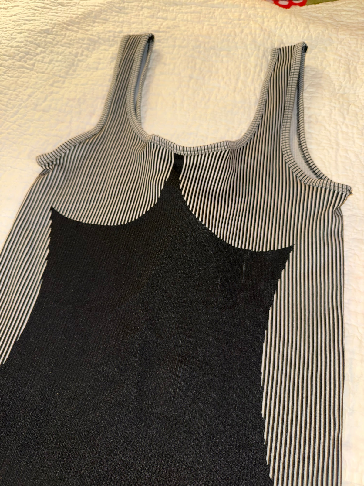 Forever 21 - Op Art Striped Athletic Bodysuit