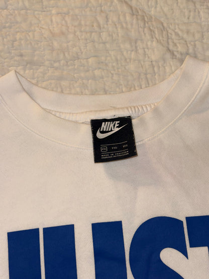 Nike - White “Just Do It” Sweatshirt