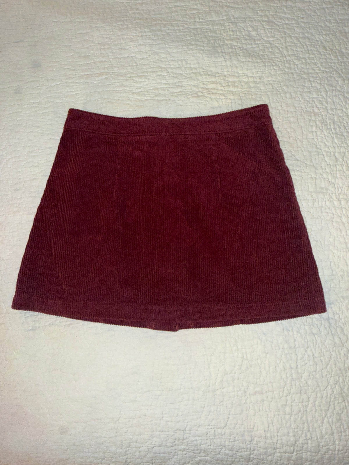Chloe & Katie - Red Corduroy Skirt