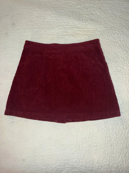 Chloe & Katie - Red Corduroy Skirt