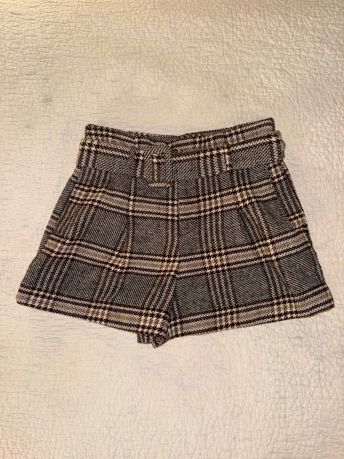 Haute Monde - Plaid and Houndstooth Shorts