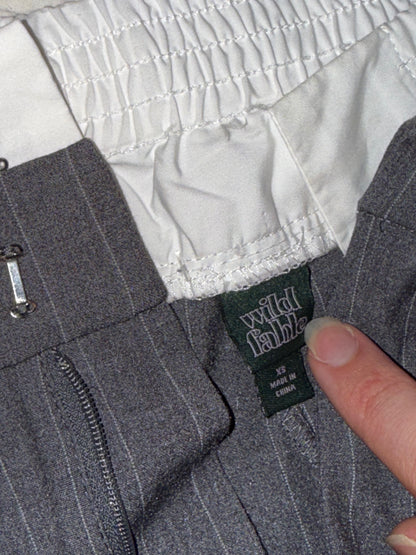 Wild Fable - Boxer Waistband Style Pinstripe Dress Slack Pants - Needs Repair