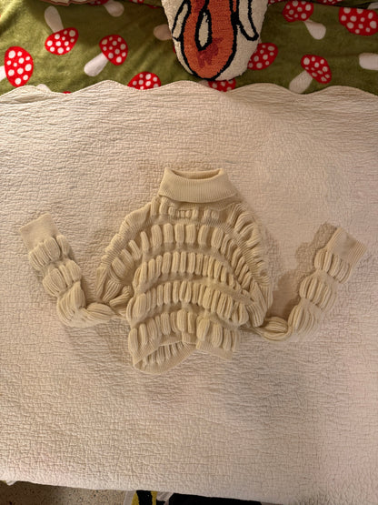 Forever 21 - 3D Textured Cream Sweater