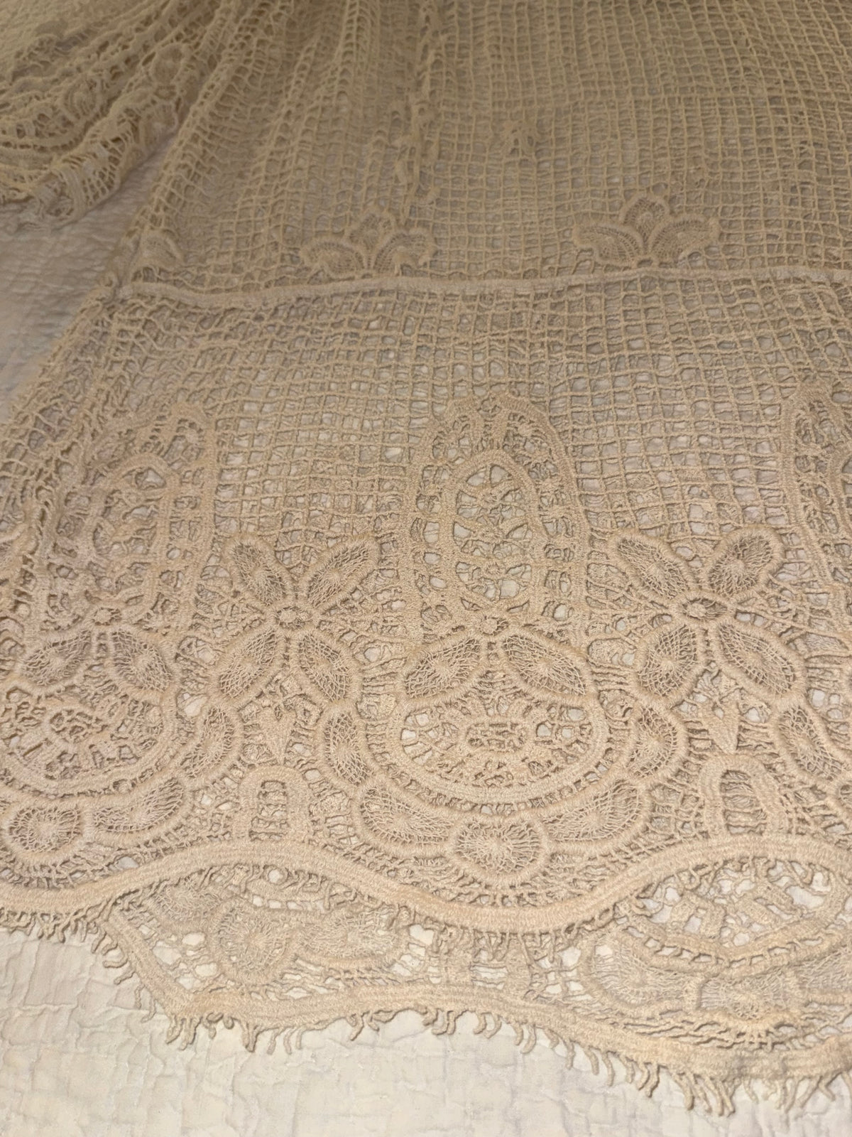 Solitaire Swim - Intricate Lace Beach Coverup