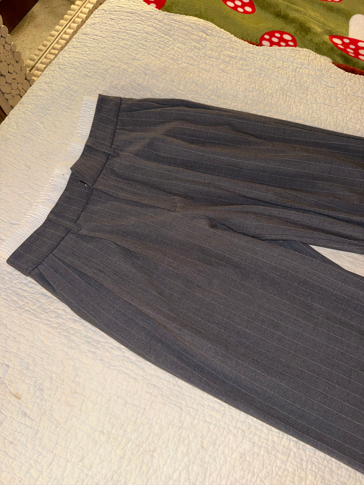Wild Fable - Boxer Waistband Style Pinstripe Dress Slack Pants - Needs Repair