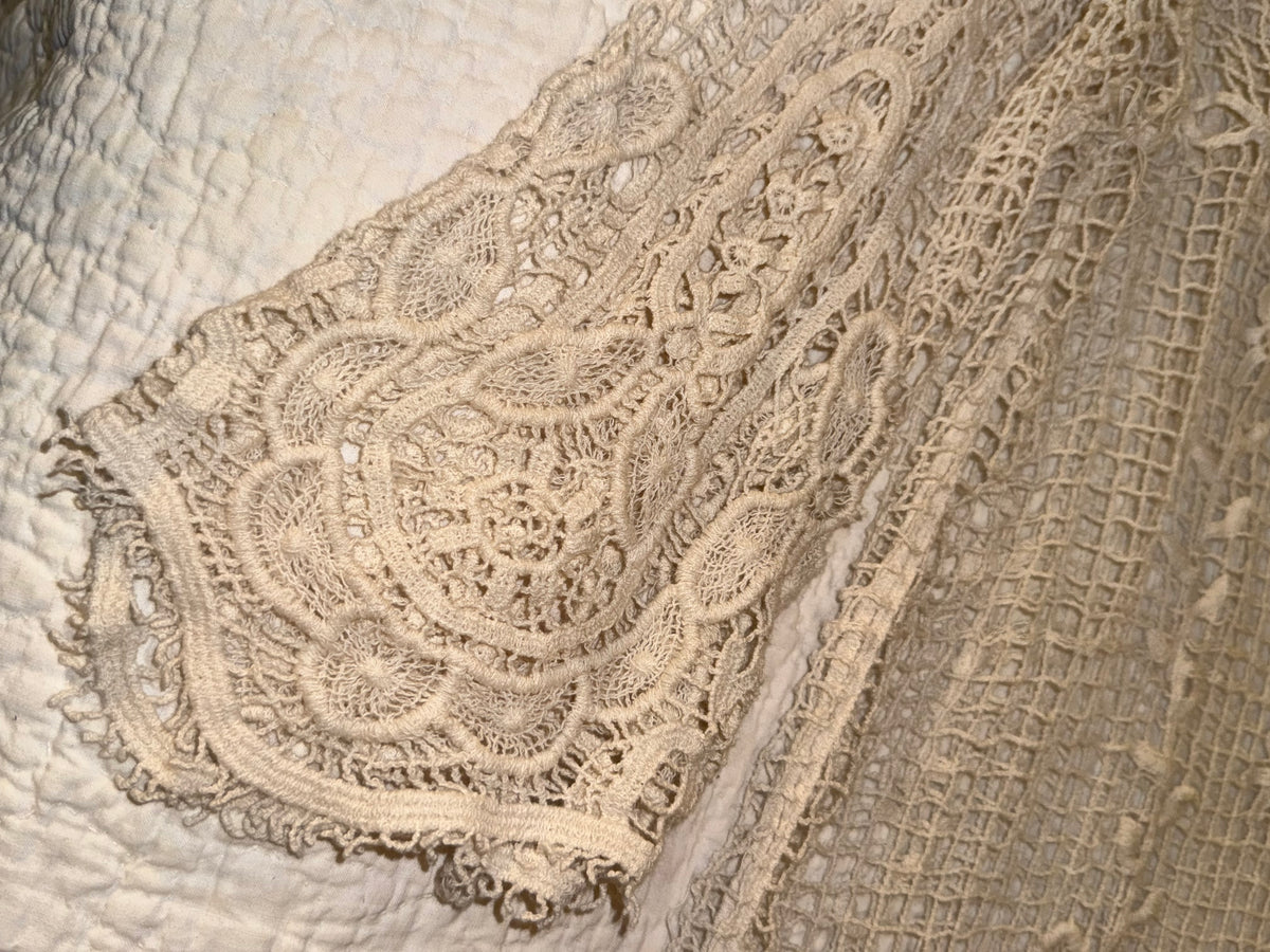 Solitaire Swim - Intricate Lace Beach Coverup