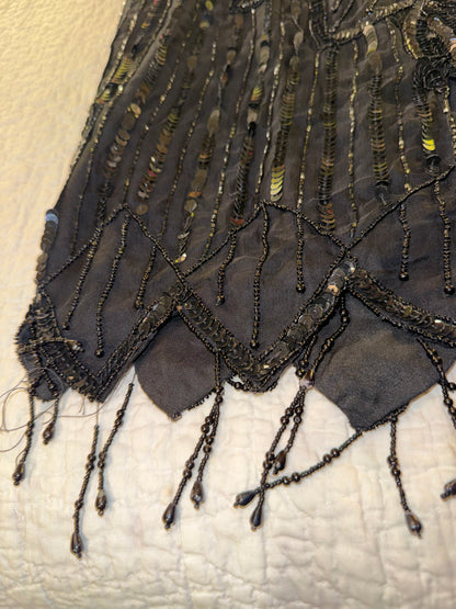 Scala - Black Beaded Sequin Dress