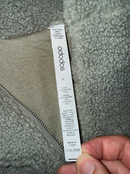Ododos - Grey Fleece Zip Jacket