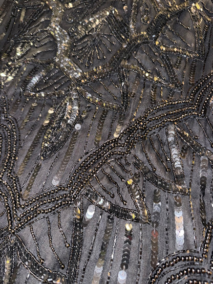Scala - Black Beaded Sequin Dress