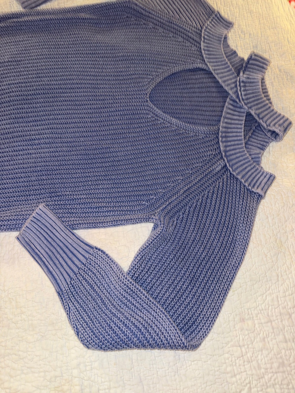 Free People - Half Moon Bay Cold Shoulder Pullover Sweater