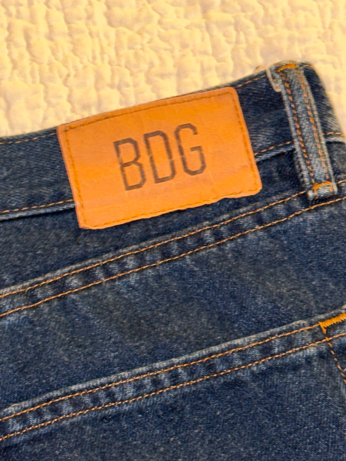 BDG - Baggy Fit Vintage Wash Indigo Blue Jeans - Urban Outfitters