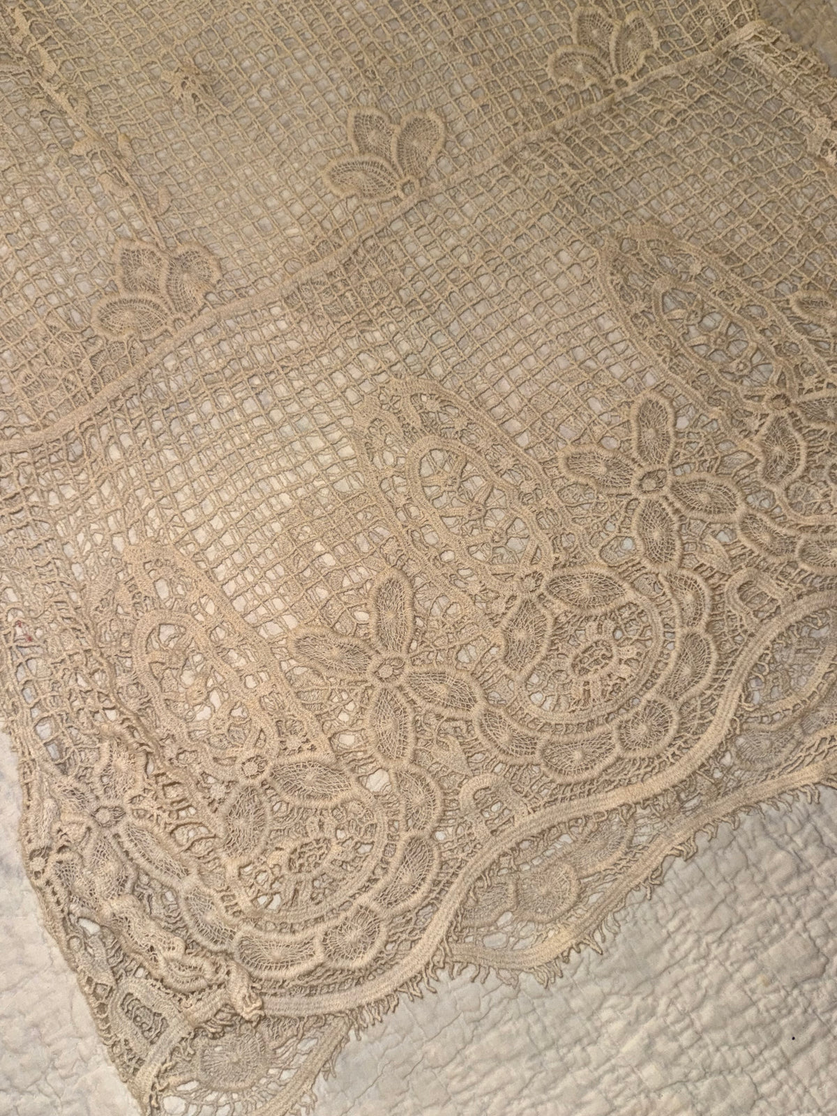 Solitaire Swim - Intricate Lace Beach Coverup