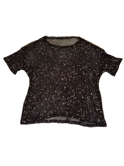 Starry Constellation Mesh Top