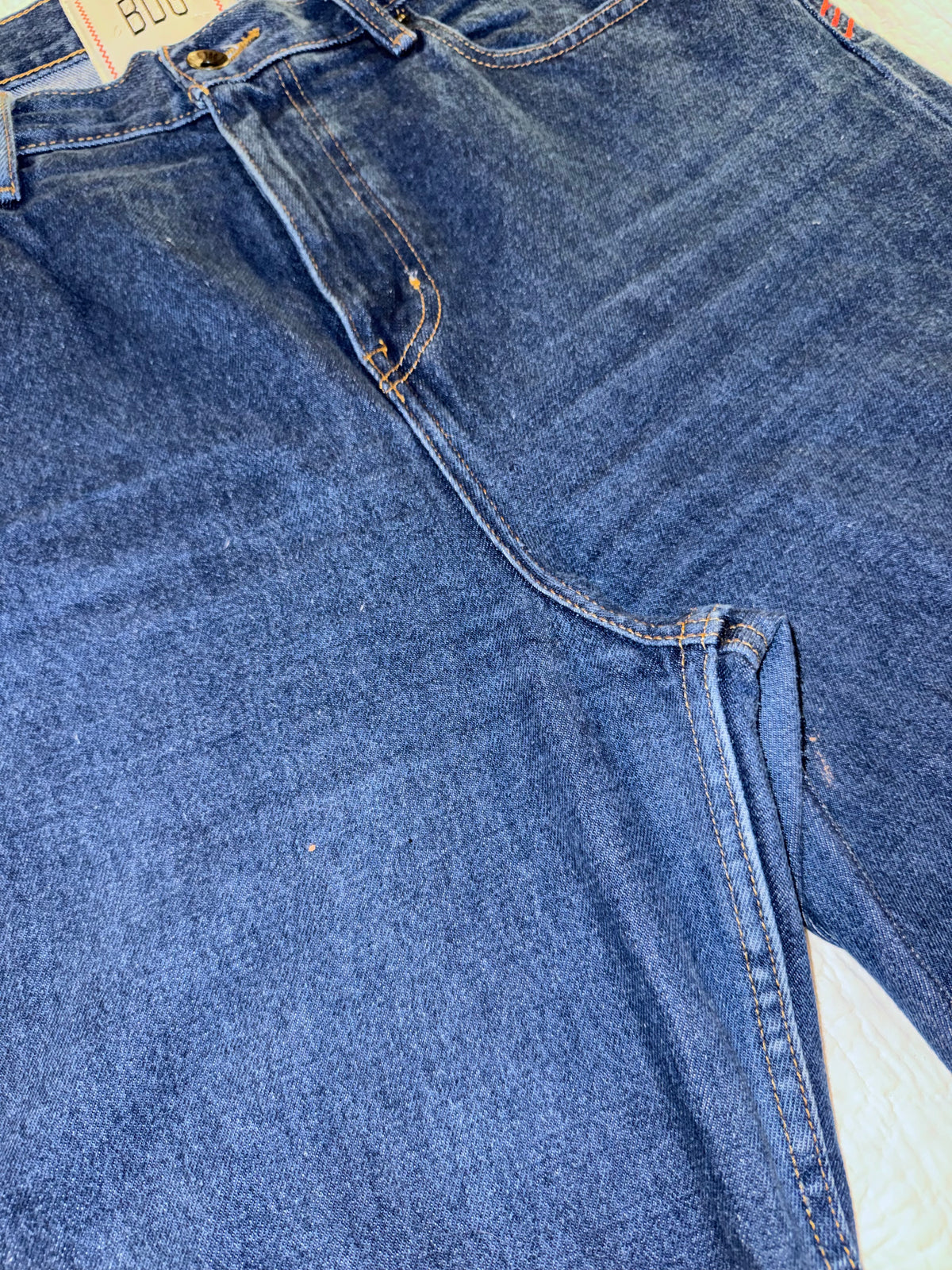 BDG - Baggy Fit Vintage Wash Indigo Blue Jeans - Urban Outfitters
