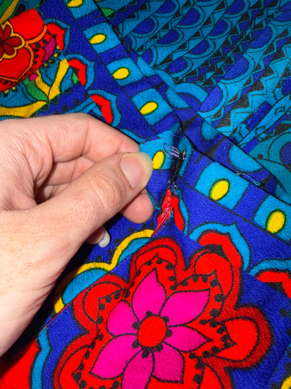 Authentic Vintage 70’s Skirt with Flowers